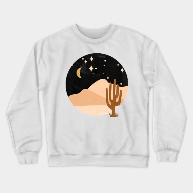 Desert Landscape Crewneck Sweatshirt by iconking